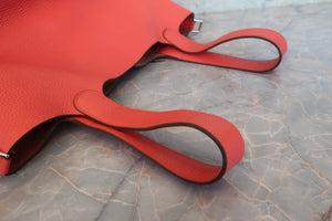 HERMES／エルメス ピコタンロックＭＭ トリヨンクレマンス ローズジャイプール □R刻印 ハンドバッグ 700090151