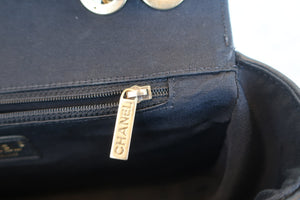 CHANEL/シャネル マトラッセチェーンショルダーバッグ ラムスキン ブラック/ネイビー/ゴールド金具 ショルダーバッグ 700080117