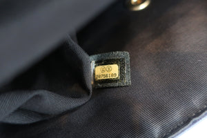 CHANEL/シャネル マトラッセチェーンショルダーバッグ ラムスキン ブラック/ネイビー/ゴールド金具 ショルダーバッグ 700080117