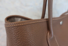 Load image into Gallery viewer, HERMES  GARDEN PARTY PM Negonda leather Etoupe gray T Engraving Tote bag 800050110
