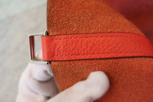 HERMES／エルメス ピコタンロックＭＭ トリヨンクレマンス ローズジャイプール □R刻印 ハンドバッグ 700090151