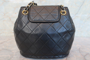 CHANEL/シャネル マトラッセフリンジチェーンショルダーバッグ ラムスキン ブラック/ゴールド金具 ショルダーバッグ 700080116