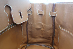 HERMES HAUT A COURROIRE 32 Graine Couchevel leather Gold 〇Y刻印 Hand bag 600080146