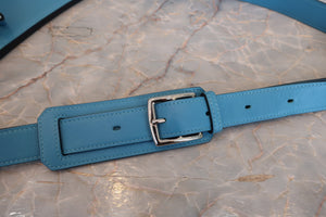 HERMES／エルメス ジプシエール28 ヴォースイフト ブルーノール/ヴェールヴェローヌ D刻印 ショルダーバッグ 700070075