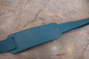 HERMES／エルメス ジプシエール28 ヴォースイフト ブルーノール/ヴェールヴェローヌ D刻印 ショルダーバッグ 700070075