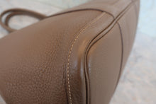Load image into Gallery viewer, HERMES  GARDEN PARTY PM Negonda leather Etoupe gray T Engraving Tote bag 800050110
