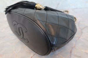 CHANEL/シャネル マトラッセフリンジチェーンショルダーバッグ ラムスキン ブラック/ゴールド金具 ショルダーバッグ 700080116