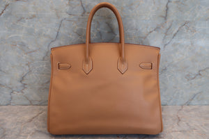 HERMES BIRKIN 35 Graine Couchevel leather Natural □E刻印 Hand bag 600090213