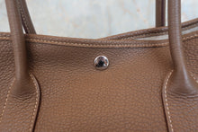 Load image into Gallery viewer, HERMES  GARDEN PARTY PM Negonda leather Etoupe gray T Engraving Tote bag 800050110
