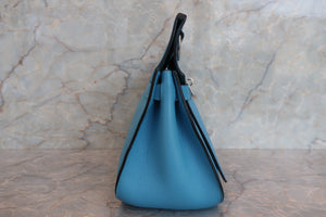 HERMES／エルメス ジプシエール28 ヴォースイフト ブルーノール/ヴェールヴェローヌ D刻印 ショルダーバッグ 700070075