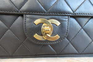 CHANEL/香奈儿 CF 链条包 羊皮 Black/Gold hadware(黑色/金色金属) 肩背包 700060188