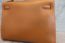 画像をギャラリービューアに読み込む, HERMES／エルメス ケリー32 ボックスカーフ ナチュラル □F刻印 ショルダーバッグ 700050212
