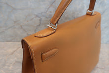 画像をギャラリービューアに読み込む, HERMES／エルメス ケリー32 ボックスカーフ ナチュラル □F刻印 ショルダーバッグ 700050212
