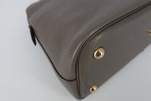 将图片加载到图库查看器，HERMES BOLIDE 31 Clemence leather Etain C刻印 Shoulder bag 800100044
