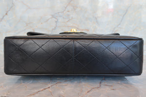 CHANEL/シャネル 中マトラッセシングルフラップチェーンショルダーバッグ ラムスキン ブラック/ゴールド金具 ショルダーバッグ 700040023