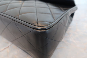 CHANEL/シャネル 中マトラッセシングルフラップチェーンショルダーバッグ ラムスキン ブラック/ゴールド金具 ショルダーバッグ 700040023