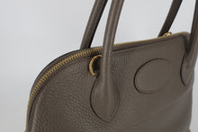 将图片加载到图库查看器，HERMES BOLIDE 31 Clemence leather Etain C刻印 Shoulder bag 800100044
