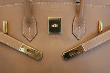 将图片加载到图库查看器，HERMES BIRKIN 35 Graine Couchevel leather Natural □E刻印 Hand bag 600090213
