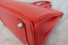 将图片加载到图库查看器，HERMES BIRKIN 25 Swift leather Sanguine □R刻印 Hand bag 800050107
