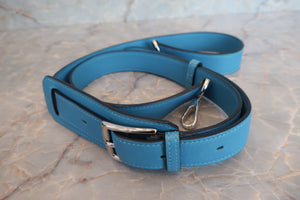 HERMES／エルメス ジプシエール28 ヴォースイフト ブルーノール/ヴェールヴェローヌ D刻印 ショルダーバッグ 700070075