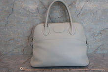 Load image into Gallery viewer, HERMES／BOLIDE 31 Clemence leather Gray □H Engraving Shoulder bag 600050211
