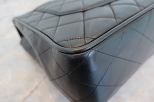 CHANEL/シャネル 中マトラッセシングルフラップチェーンショルダーバッグ ラムスキン ブラック/ゴールド金具 ショルダーバッグ 700040023
