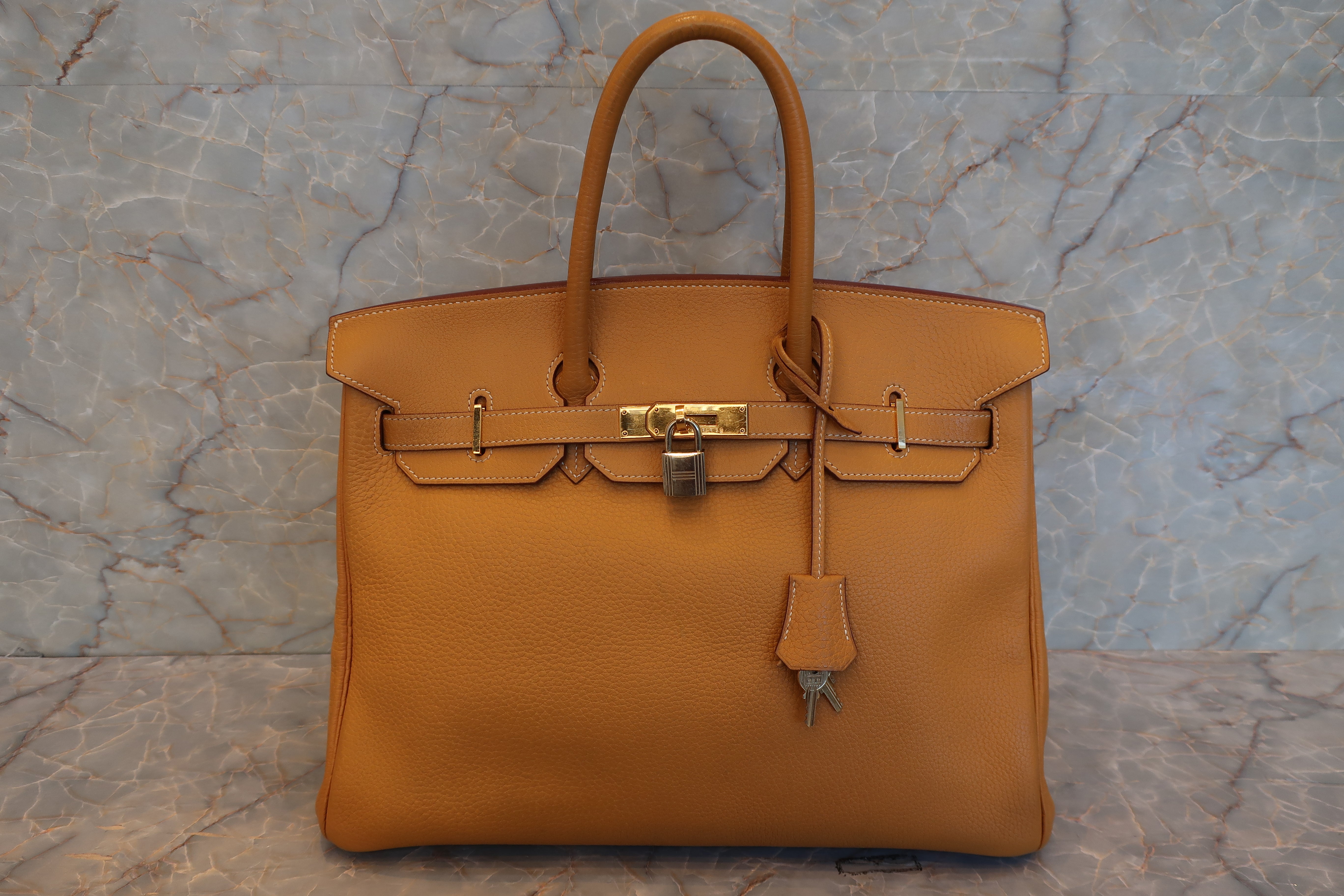 HERMES／エルメス バーキン35 トリヨンクレマンス ナチュラルサブレ □A刻印 ハンドバッグ 600120022 –  BRANDSHOP-RESHINE