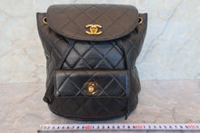 画像をギャラリービューアに読み込む, CHANEL/シャネル マトラッセチェーンリュック ラムスキン ブラック/ゴールド金具 リュック 700080062
