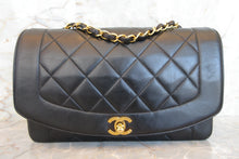 画像をギャラリービューアに読み込む, CHANEL/シャネル ダイアナマトラッセチェーンショルダーバッグ ラムスキン ブラック/ゴールド金具 ショルダーバッグ 700060193
