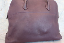 将图片加载到图库查看器，HERMES BOLIDE 35 Clemence leather Raisin □F刻印 Shoulder bag 700070056
