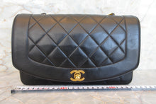 画像をギャラリービューアに読み込む, CHANEL/シャネル ダイアナマトラッセチェーンショルダーバッグ ラムスキン ブラック/ゴールド金具 ショルダーバッグ 700060193
