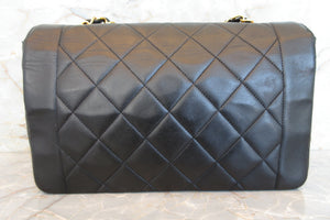 CHANEL/シャネル ダイアナマトラッセチェーンショルダーバッグ ラムスキン ブラック/ゴールド金具 ショルダーバッグ 700060193