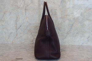 HERMES BOLIDE 35 Clemence leather Raisin □F刻印 Shoulder bag 700070056