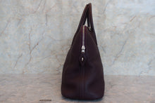 将图片加载到图库查看器，HERMES BOLIDE 35 Clemence leather Raisin □F刻印 Shoulder bag 700070056
