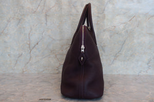 HERMES BOLIDE 35 Clemence leather Raisin □F刻印 Shoulder bag 700070056