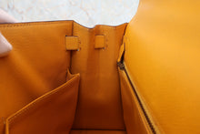 將圖片載入圖庫檢視器 HERMES／エルメス ケリー28 クシュベル ジョーヌ 〇V刻印 ショルダーバッグ 800080068

