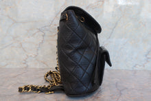 画像をギャラリービューアに読み込む, CHANEL/シャネル マトラッセチェーンリュック ラムスキン ブラック/ゴールド金具 リュック 700080062
