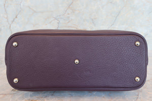 HERMES BOLIDE 35 Clemence leather Raisin □F刻印 Shoulder bag 700070056
