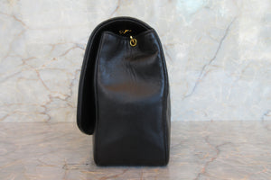CHANEL/シャネル ダイアナマトラッセチェーンショルダーバッグ ラムスキン ブラック/ゴールド金具 ショルダーバッグ 700060193