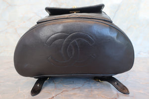 CHANEL/シャネル マトラッセチェーンリュック ラムスキン ブラック/ゴールド金具 リュック 700080062