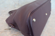 将图片加载到图库查看器，HERMES BOLIDE 35 Clemence leather Raisin □F刻印 Shoulder bag 700070056
