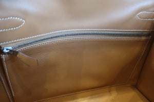 HERMES／エルメス ケリー32 ボックスカーフ ナチュラル □F刻印 ショルダーバッグ 700050212