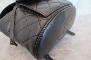 CHANEL/シャネル マトラッセチェーンリュック ラムスキン ブラック/ゴールド金具 リュック 700080062