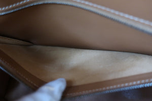 HERMES／エルメス ケリー32 ボックスカーフ ナチュラル □F刻印 ショルダーバッグ 700050212