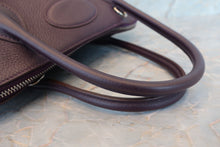 将图片加载到图库查看器，HERMES BOLIDE 35 Clemence leather Raisin □F刻印 Shoulder bag 700070056
