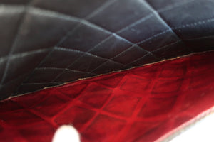 CHANEL/シャネル 中マトラッセシングルフラップチェーンショルダーバッグ ラムスキン ブラック/ゴールド金具 ショルダーバッグ 700040023