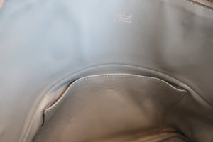HERMES／BOLIDE 31 Clemence leather Gray □H Engraving Shoulder bag 600050211