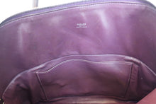 将图片加载到图库查看器，HERMES BOLIDE 35 Clemence leather Raisin □F刻印 Shoulder bag 700070056
