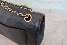 画像をギャラリービューアに読み込む, CHANEL/シャネル マトラッセＷフラップＷチェーンショルダーバッグ ラムスキン ブラック/ゴールド金具 ショルダーバッグ 800070036
