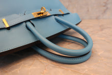 将图片加载到图库查看器，HERMES BIRKIN 25 Swift leather Blue du nord D刻印 Hand bag 600090246
